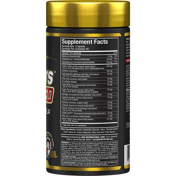 Allmax Rapidcuts Shredded: Thermogenic Fat Burner - Image 3