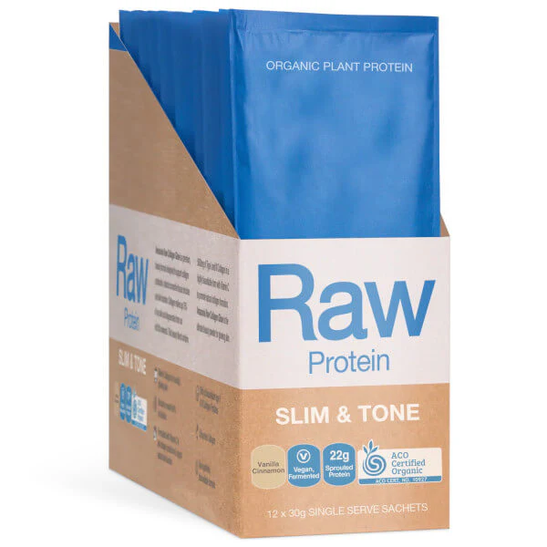 Amazonia Raw Slim & Tone Protein Sachets 30g x12 - Image 2