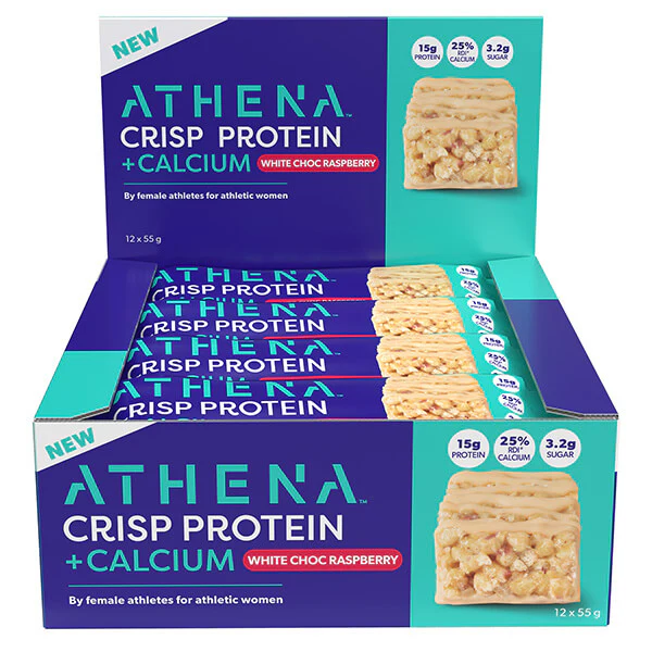 Athena Crisp Protein + Calcium Bars 55g x12 - Image 3