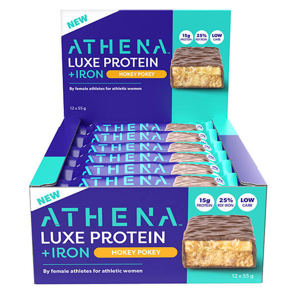 Athena Luxe Protein + Iron Bars 55g x12 - Image 3