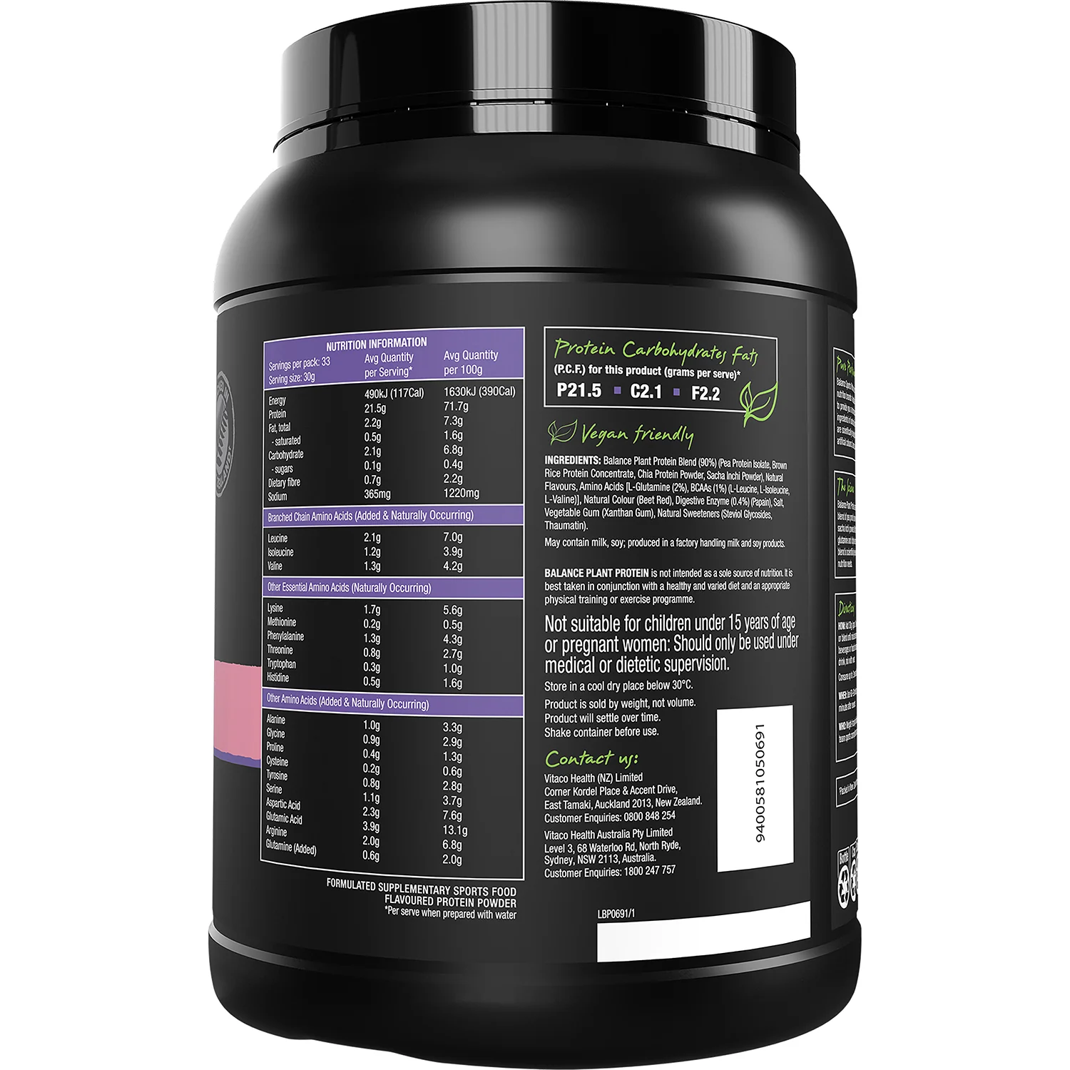 Balance Plant Protein 1kg - Image 5