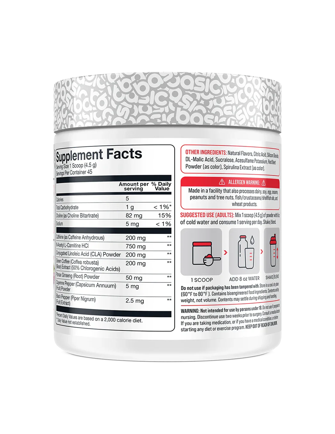 Basic Supplements Burn Fat Burner - Image 3