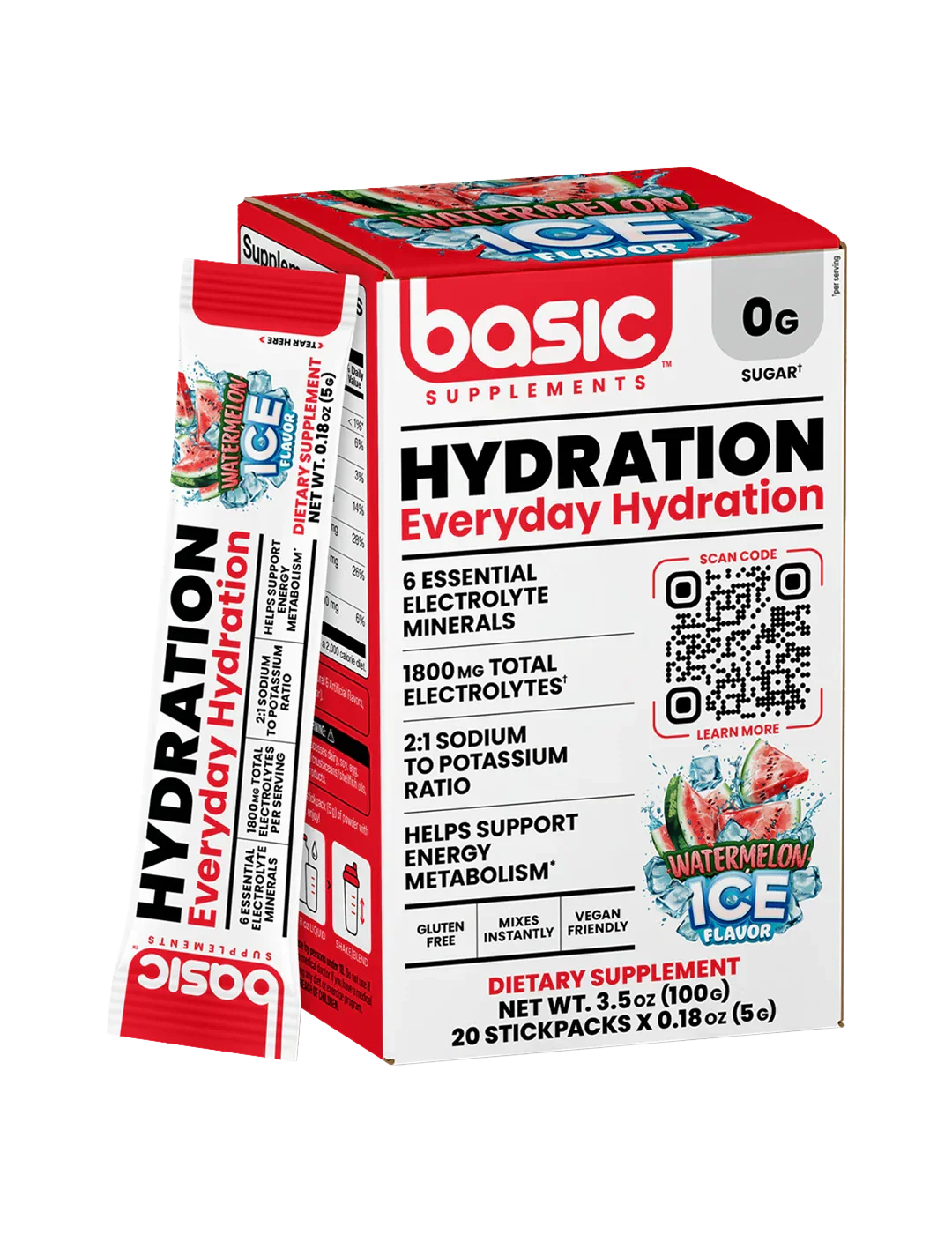 Basic Supplements Hydration Powder: Electrolytes