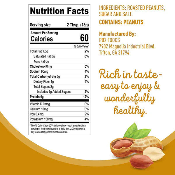 PB2 Powdered Peanut Butter 6.5oz - Image 2