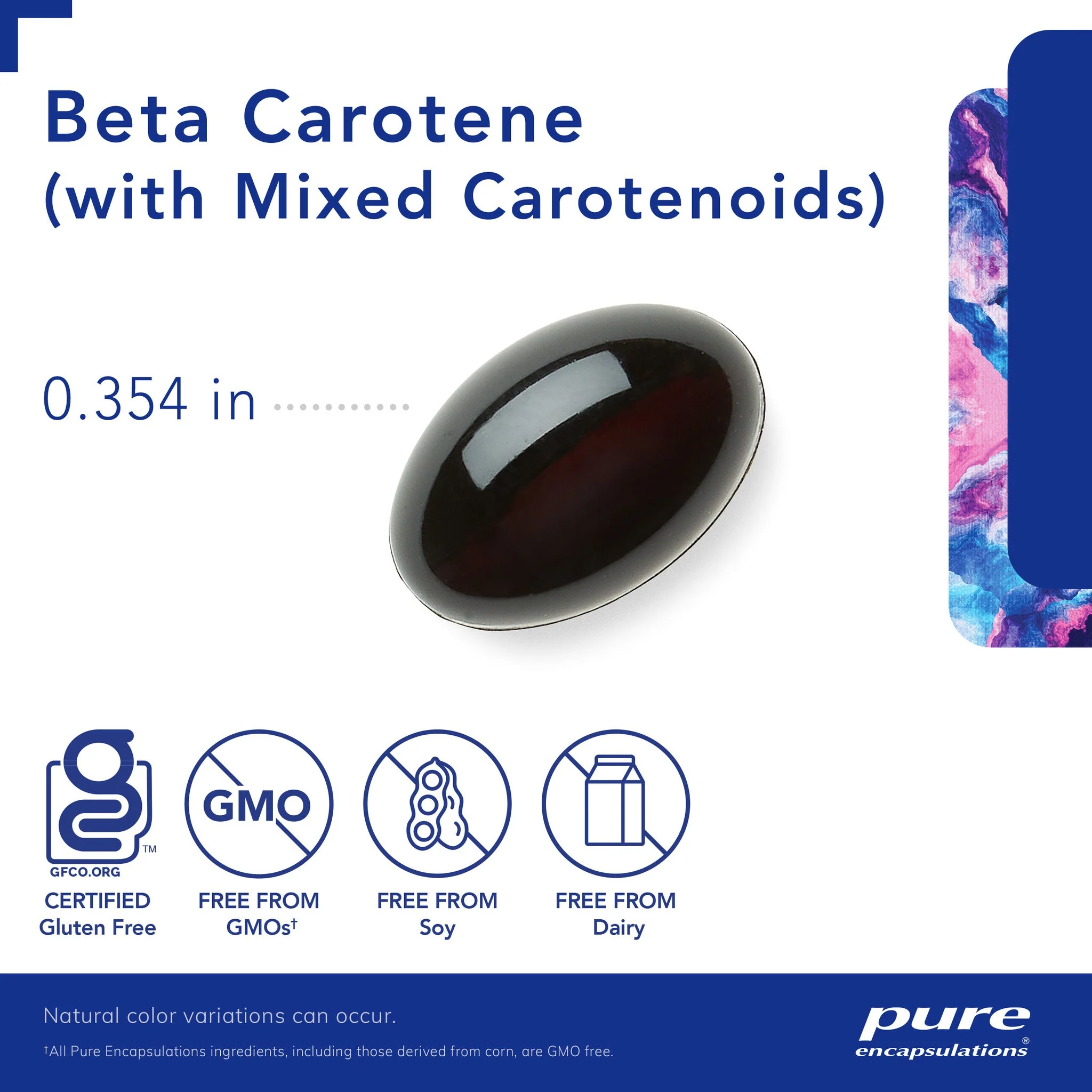 Pure Encapsulations Beta Carotene (with mixed carotenoids) - Image 2