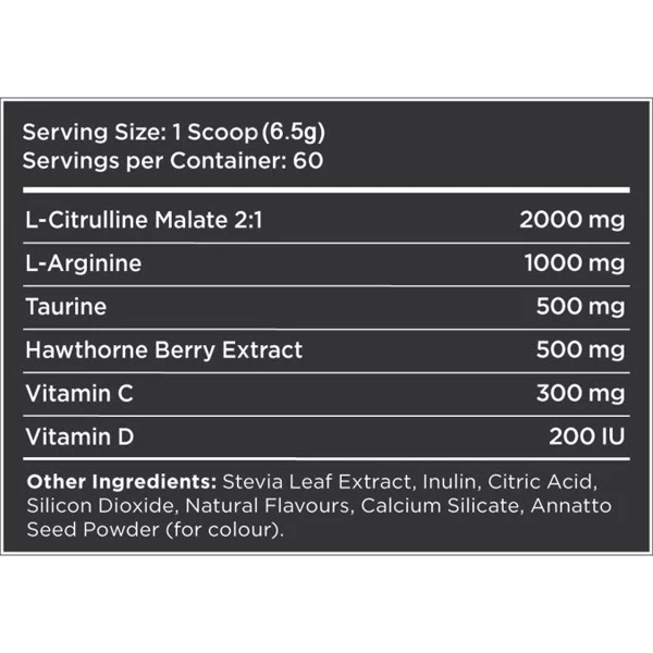 Biosphere Nitric Oxide Citrulline + Arginine 390g - Image 2