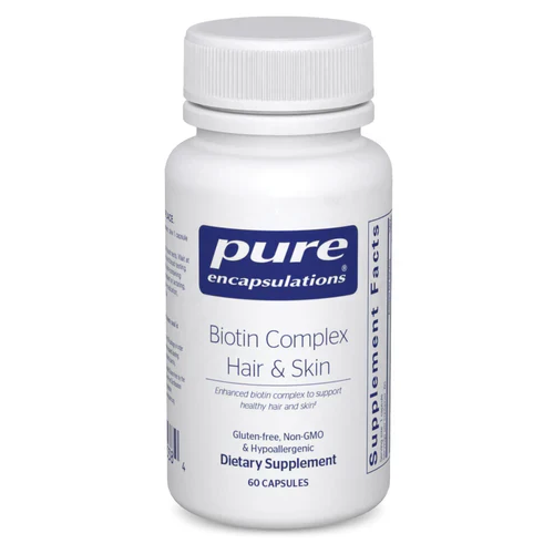 Pure Encapsulations Biotin Complex Hair & Skin 60caps