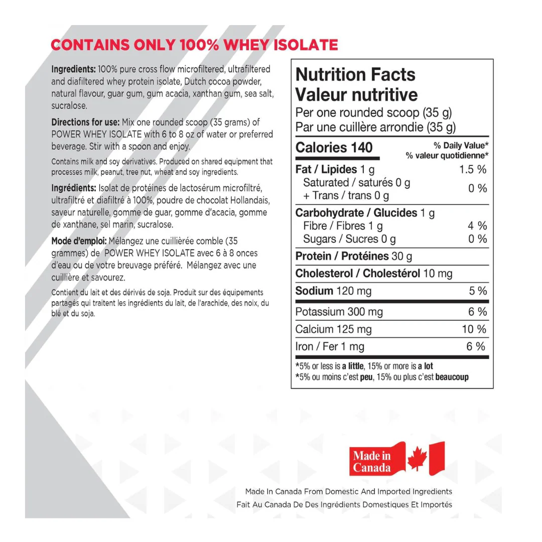 BioX Power Whey Isolate 2.27kg (5lb) - Image 3