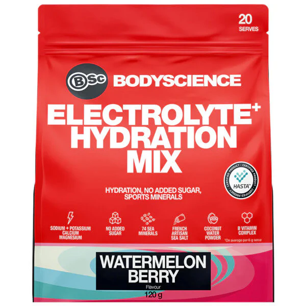 BSc Body Science Electrolytes & Hydration Mix 120g - Image 2
