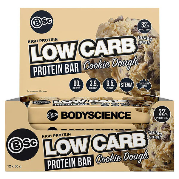 BSc Body Science High Protein Low Carb Bars 12x60g - Image 3