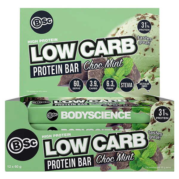 BSc Body Science High Protein Low Carb Bars 12x60g - Image 4