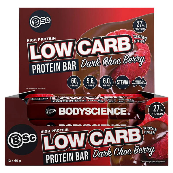 BSc Body Science High Protein Low Carb Bars 12x60g - Image 6