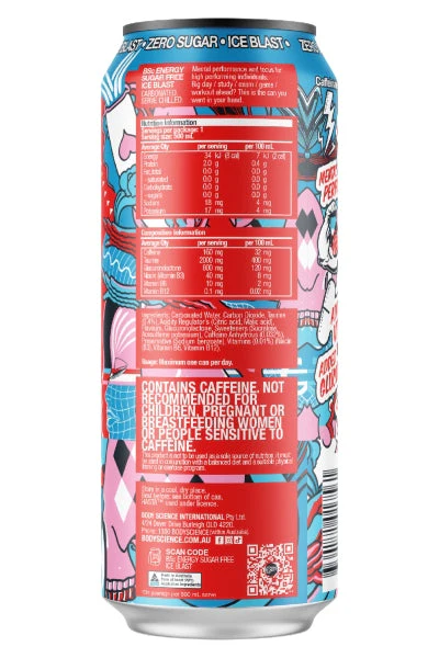 BSc Body Science ENERGY Cans 500ml (x12) - Image 11