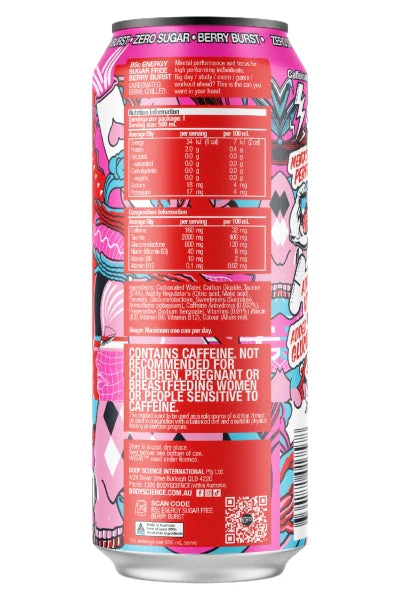 BSc Body Science ENERGY Cans 500ml (x12) - Image 12