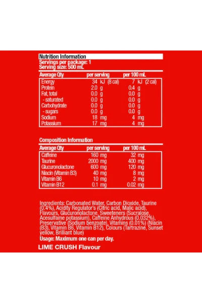 BSc Body Science ENERGY Cans 500ml (x12) - Image 13