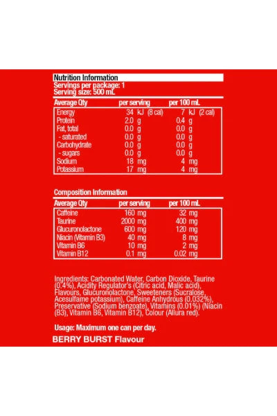 BSc Body Science ENERGY Cans 500ml (x12) - Image 15