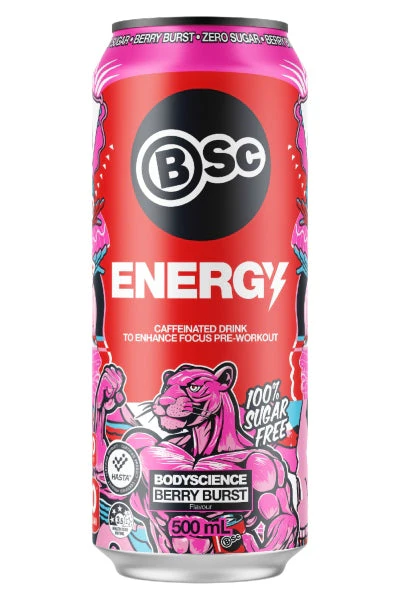 BSc Body Science ENERGY Cans 500ml (x12) - Image 5