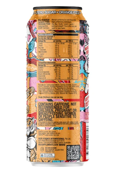 BSc Body Science ENERGY Cans 500ml (x12) - Image 8