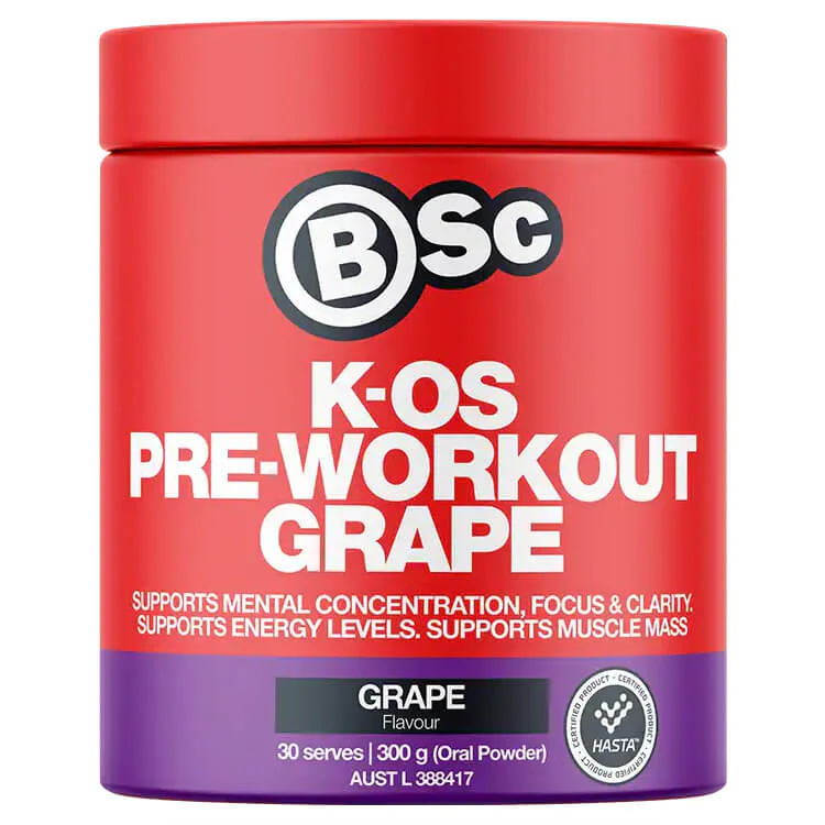 BSc Body Science K-OS Pre-Workout 30 Serves - Image 2