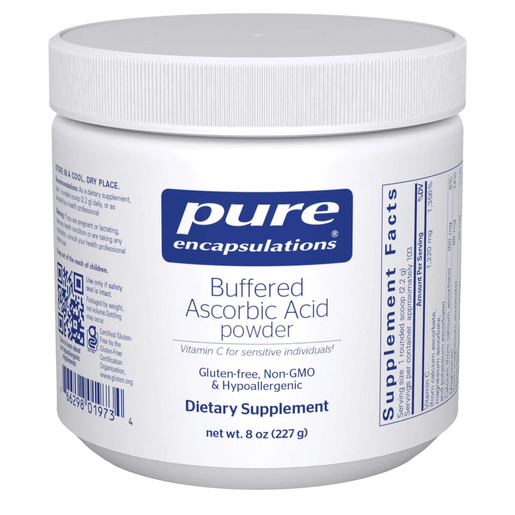 Pure Encapsulations Buffered Ascorbic Acid powder