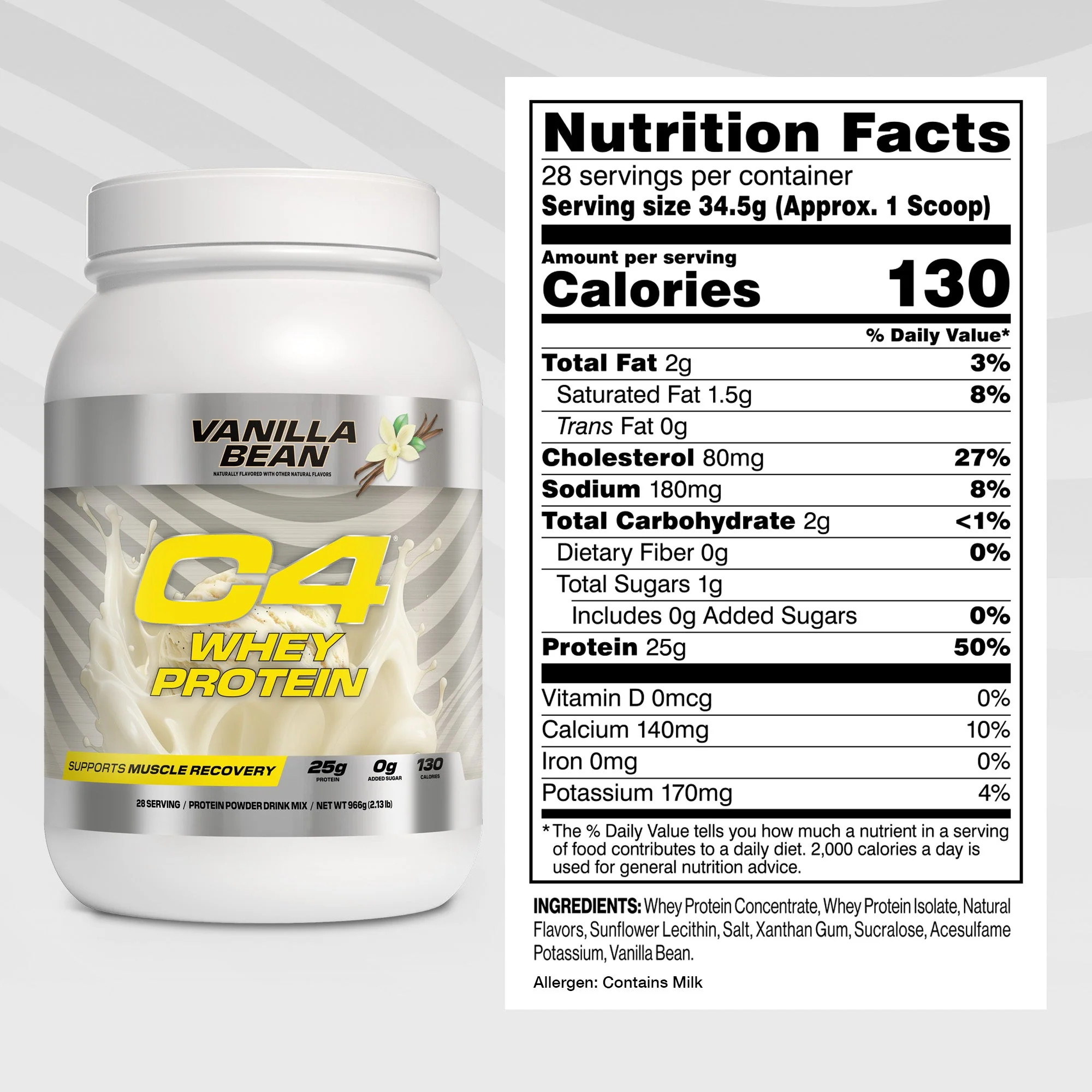 C4 Whey Protein Powder 66 Serves - Image 10