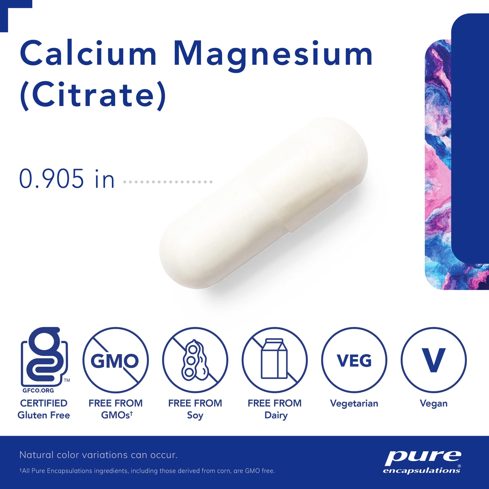 Pure Encapsulations Calcium Magnesium (citrate) - Image 2