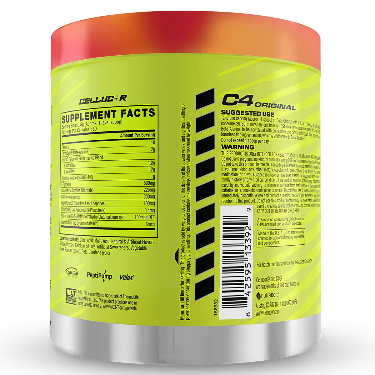 Cellucor C4 Original Pre Workout 50 serve + FREE STRINGER SINGLET ( Only Large Size ) - Image 3