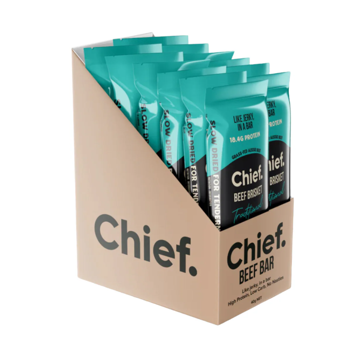 Chief Nutrition Beef Bar (12 bars) - Image 3