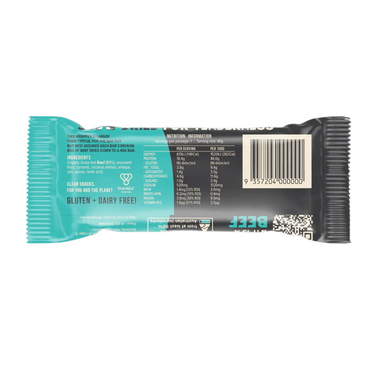 Chief Nutrition Beef Bar (12 bars) - Image 4