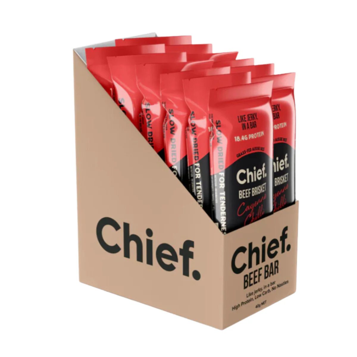 Chief Nutrition Beef Bar (12 bars) - Image 6