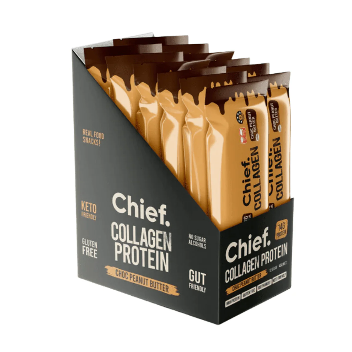 Chief Collagen Protein Choc Bar (12 bars) - Image 9