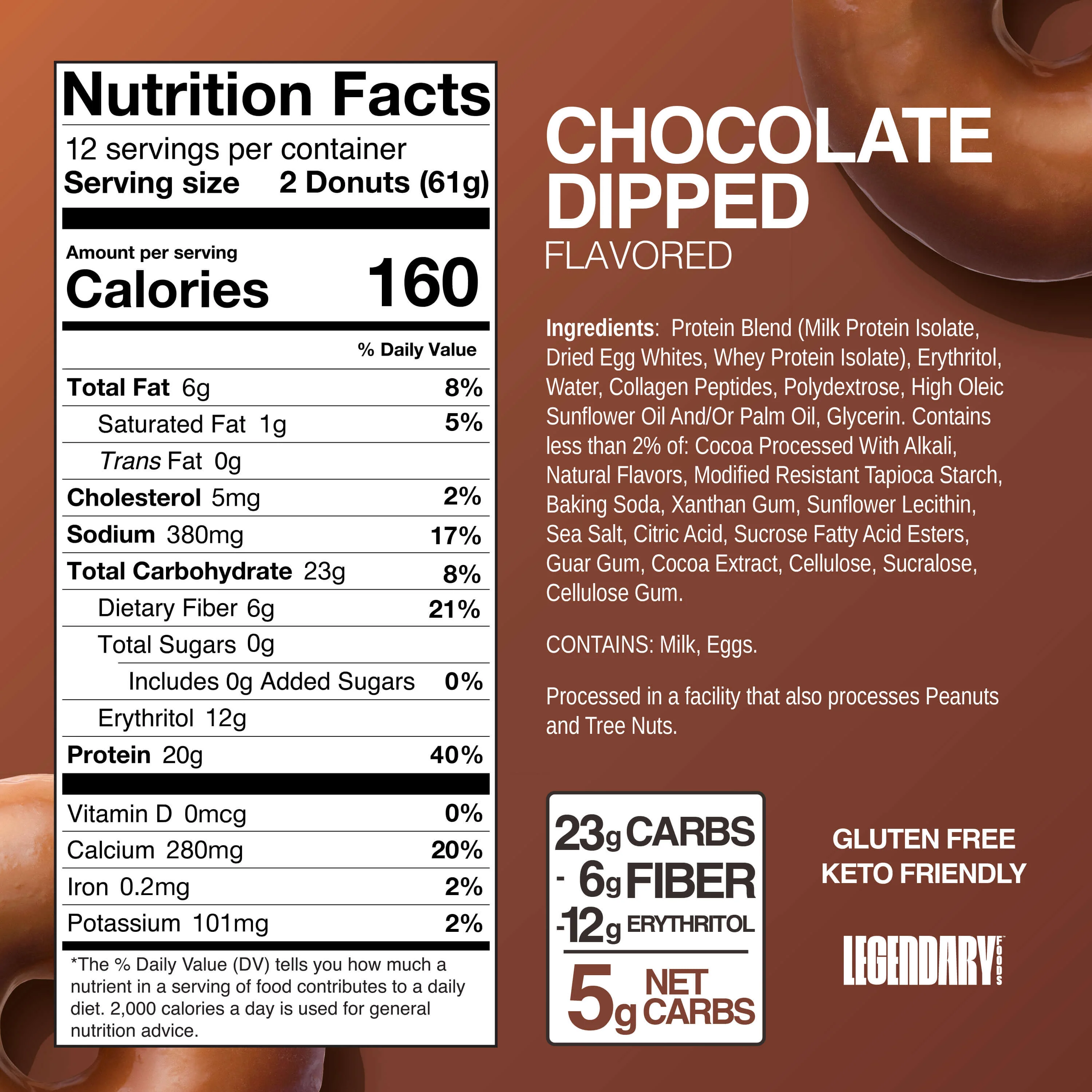 Chocolate Dipped Protein Donuts - Image 3