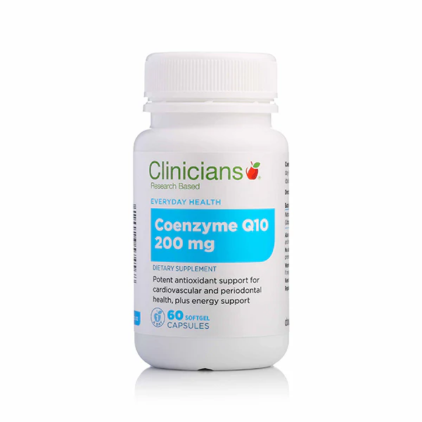Clinicians Coenzyme Q10 200mg 60 Softgels