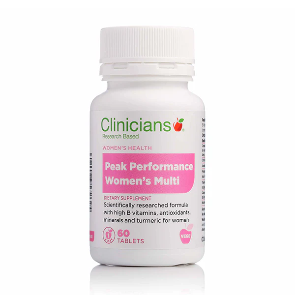 Clinicians PeakPerformance Women’s Multi 60 Tabs