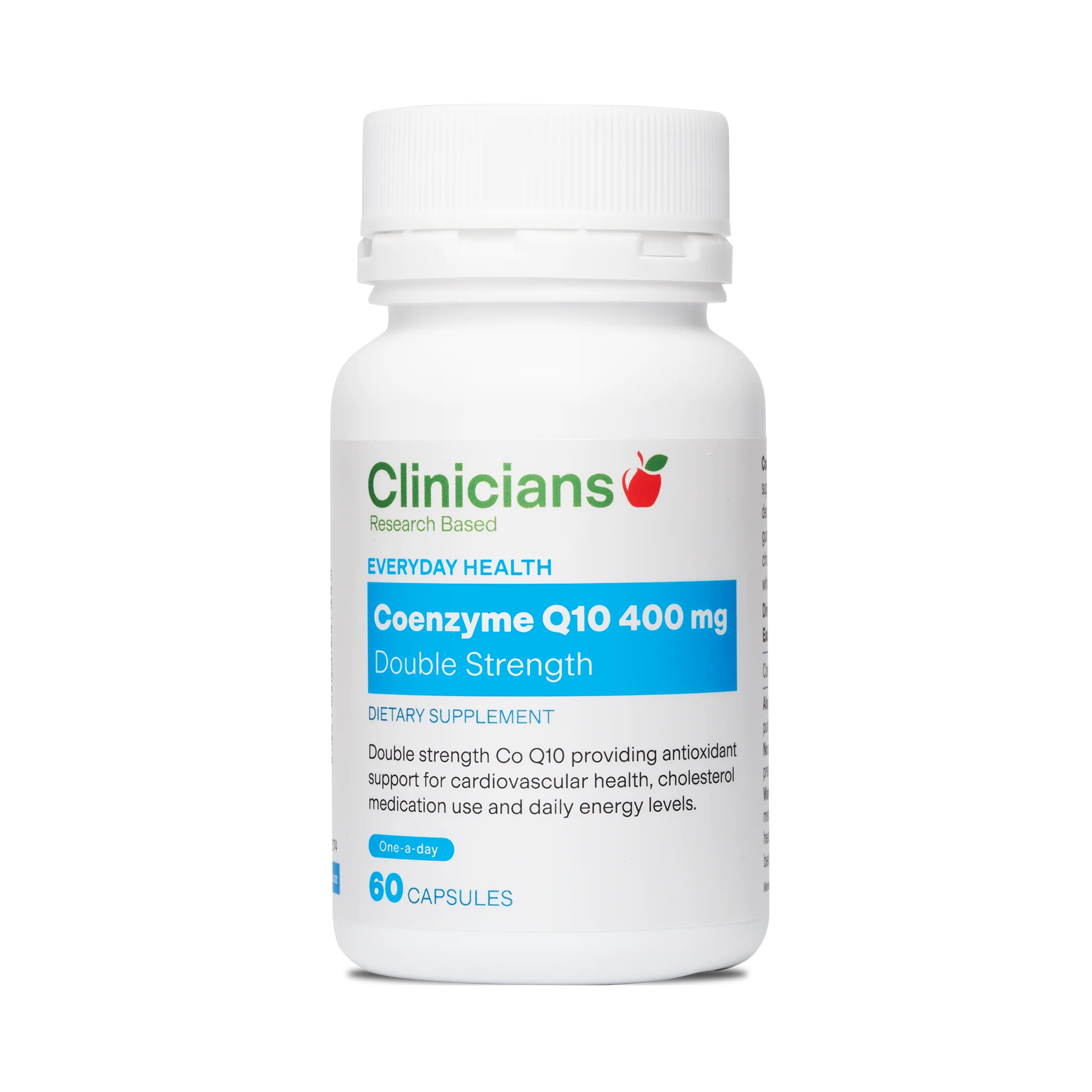 Clinicians Coenzyme Q10 400mg Capsules