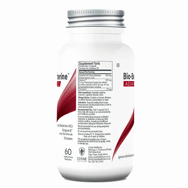 Coyne Bio-Berberine Advanced 60 Caps - Image 3