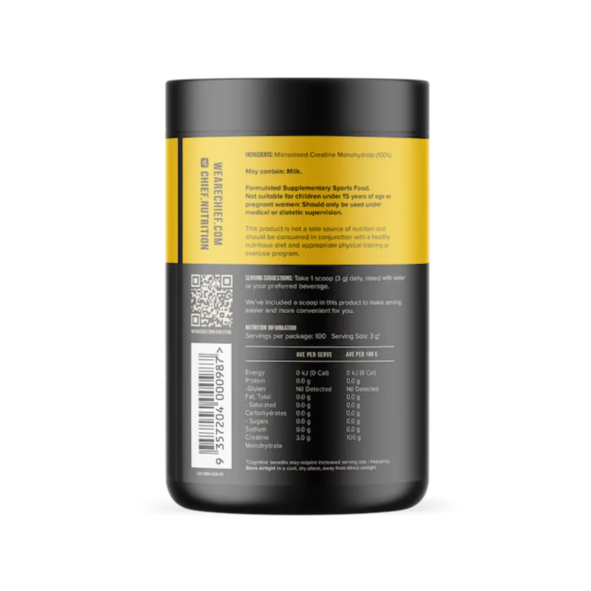 Chief Nutrition Creatine Focus+ - Image 2