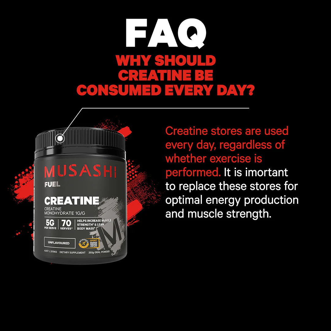 Musashi Creatine Monohydrate Powder 600g - Image 4