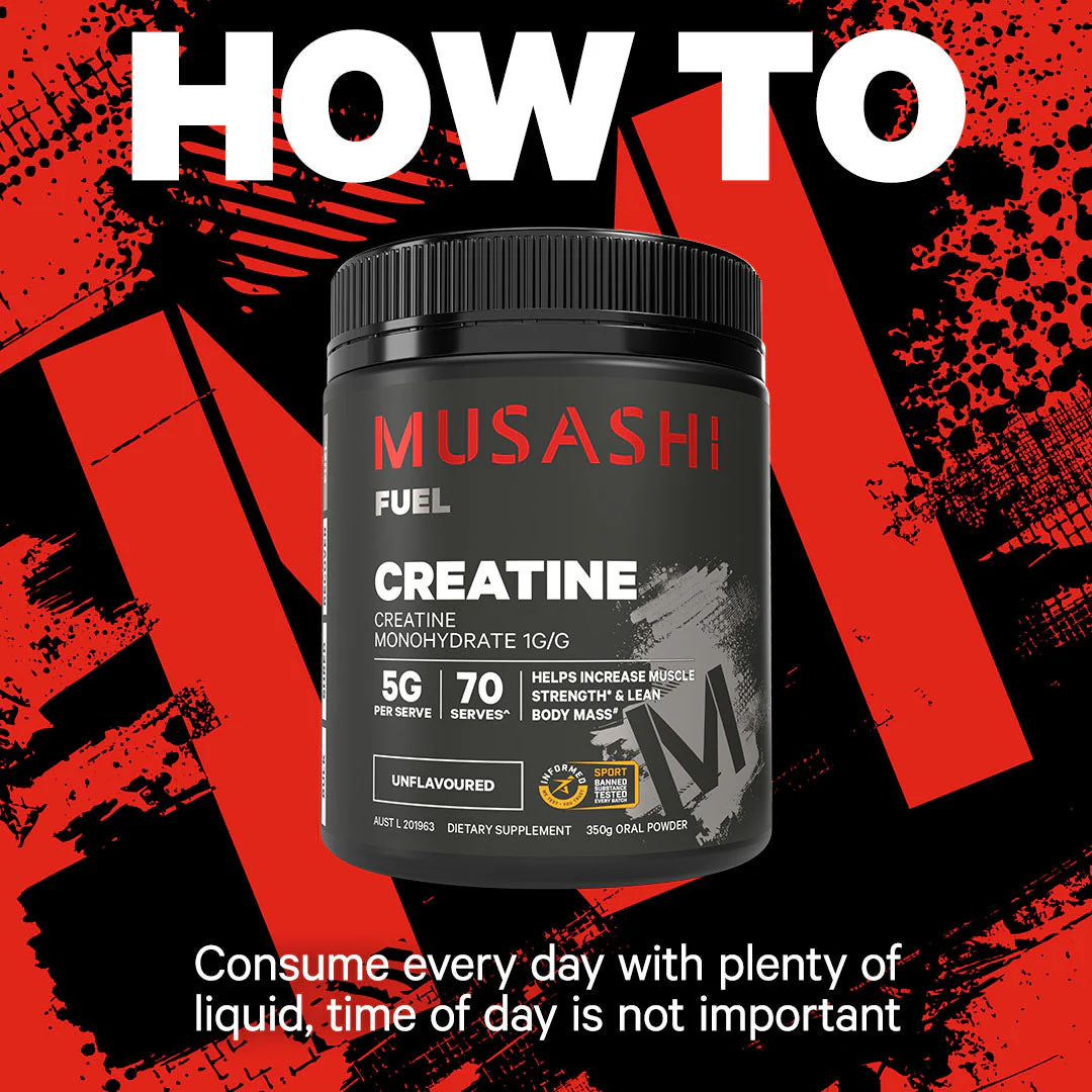 Musashi Creatine Monohydrate Powder 600g - Image 5