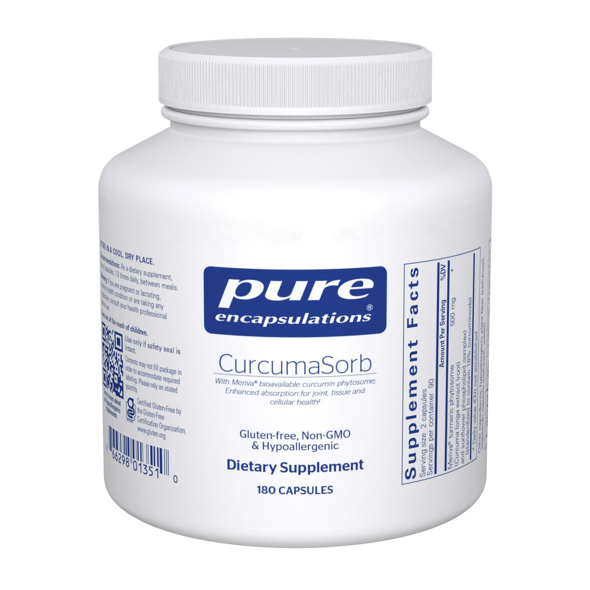 Pure Encapsulations CurcumaSorb - Curcumin Meriva
