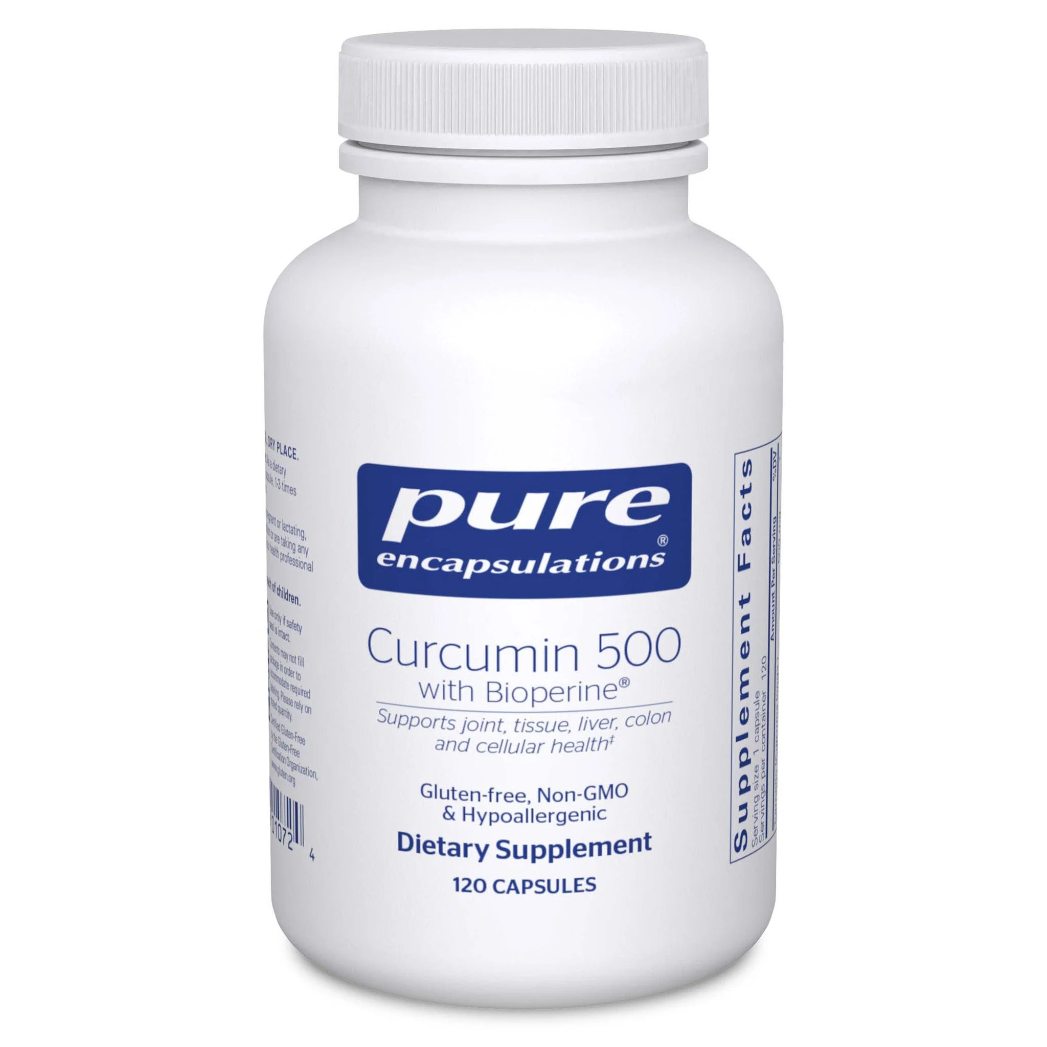 Pure Encapsulations Curcumin 500 with Bioperine®