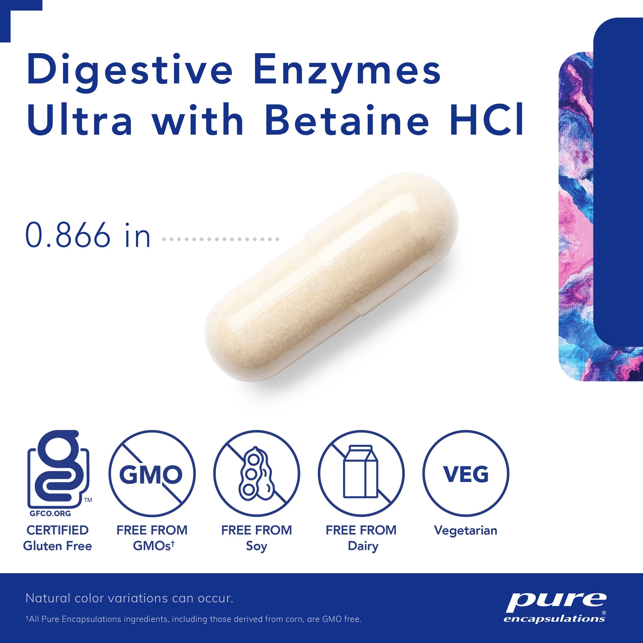 Pure Encapsulations Digestive Enzymes Ultra with Betaine HCl - Image 2