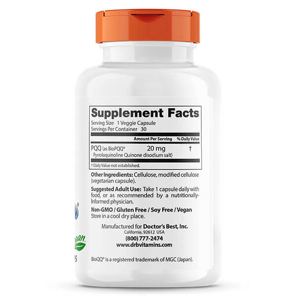 Doctor's Best PQQ 30 Veggie Caps - Image 2