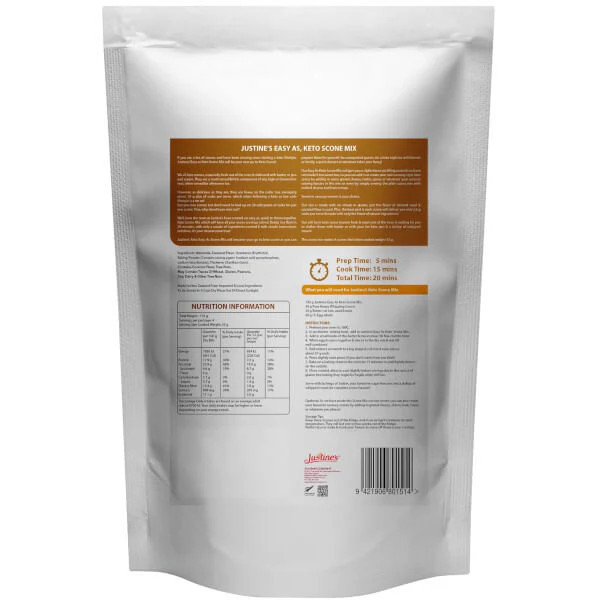 Justine's Easy as Keto Scone Mix 135g - Image 2