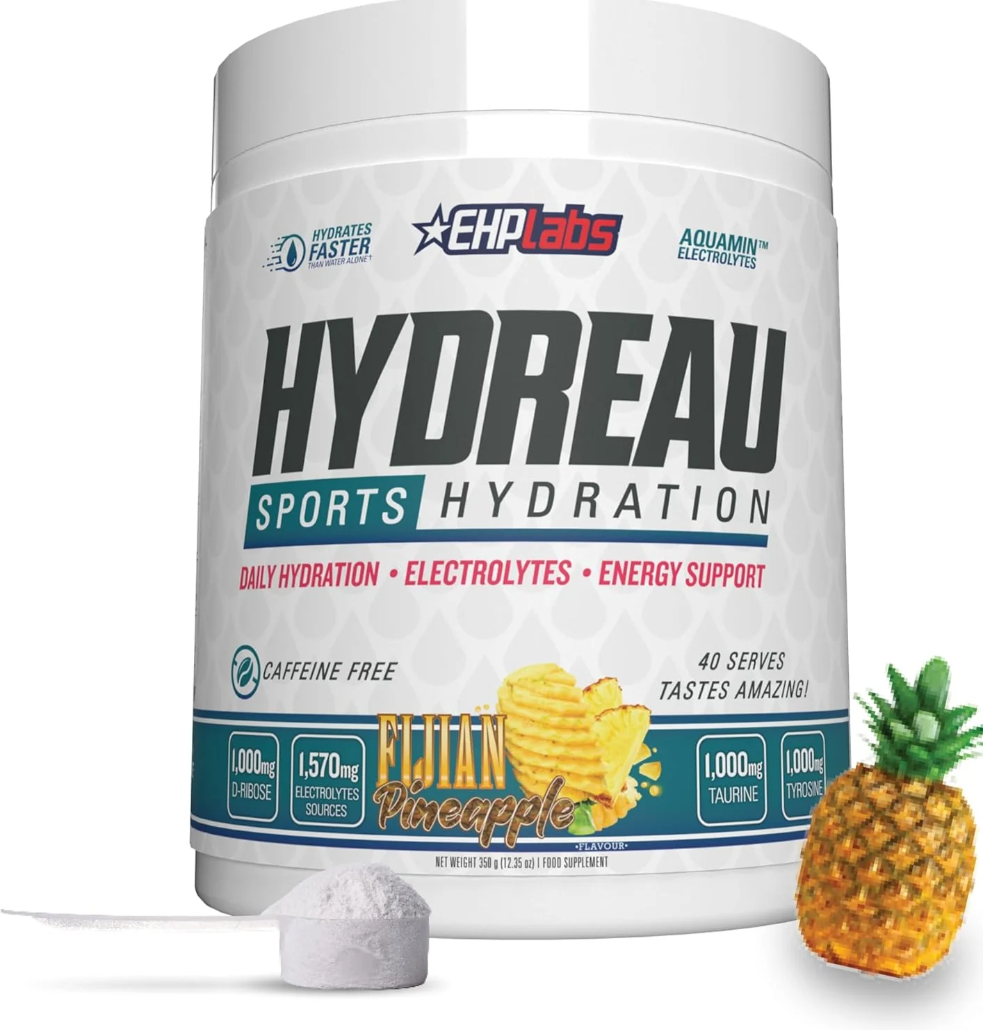 EHPLabs Hydreau Electrolytes Powder No Sugar