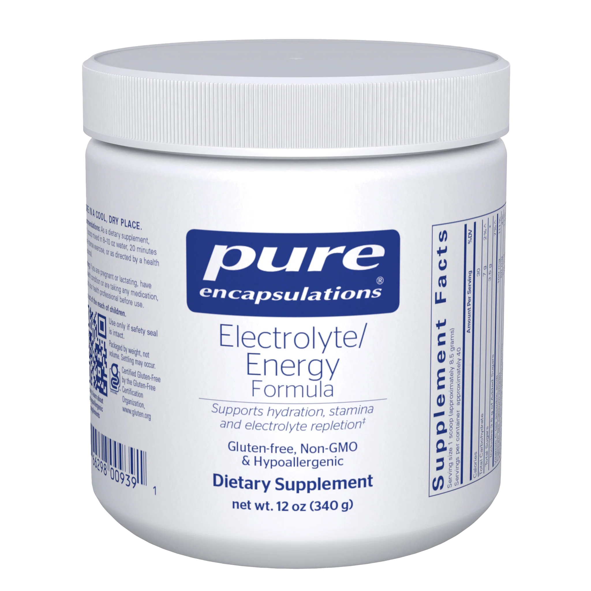Pure Encapsulations Electrolyte/Energy Formula