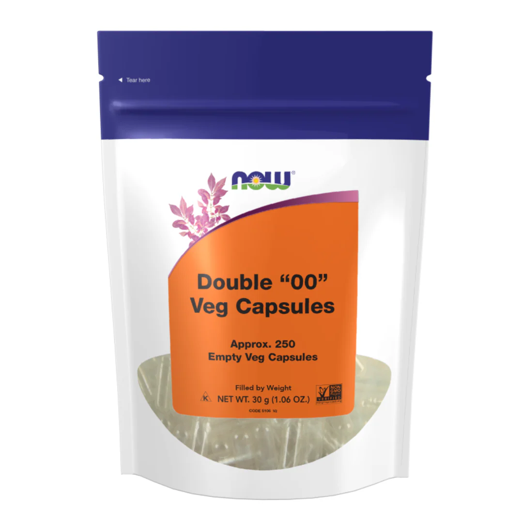 Now Foods Empty Capsules, Vegetarian, Double "00" - Image 2