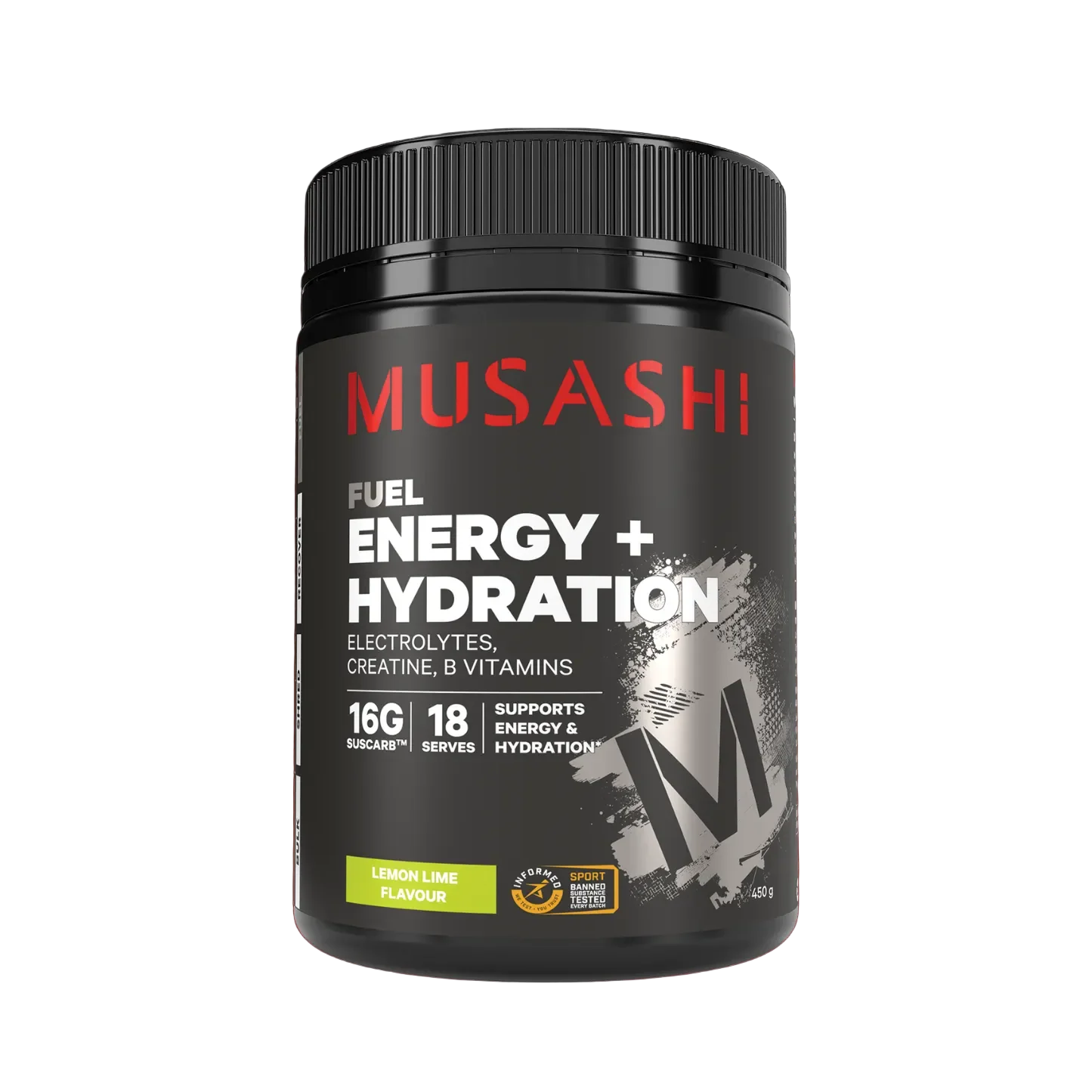 Musashi Energy + Hydration Powder 450g