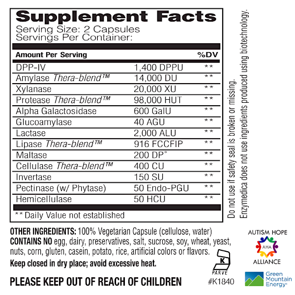 Enzymedica Digest Spectrum 90 Caps - Image 2