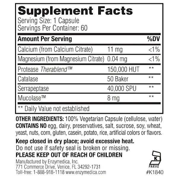 Enzymedica Enzyme Defense 60 Caps - Image 2